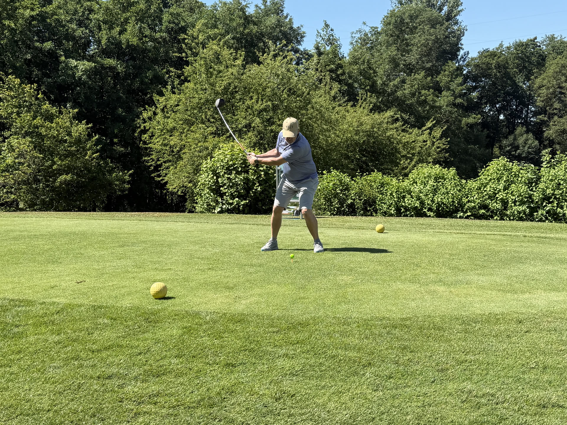 Golfer beim Charity-Turnier